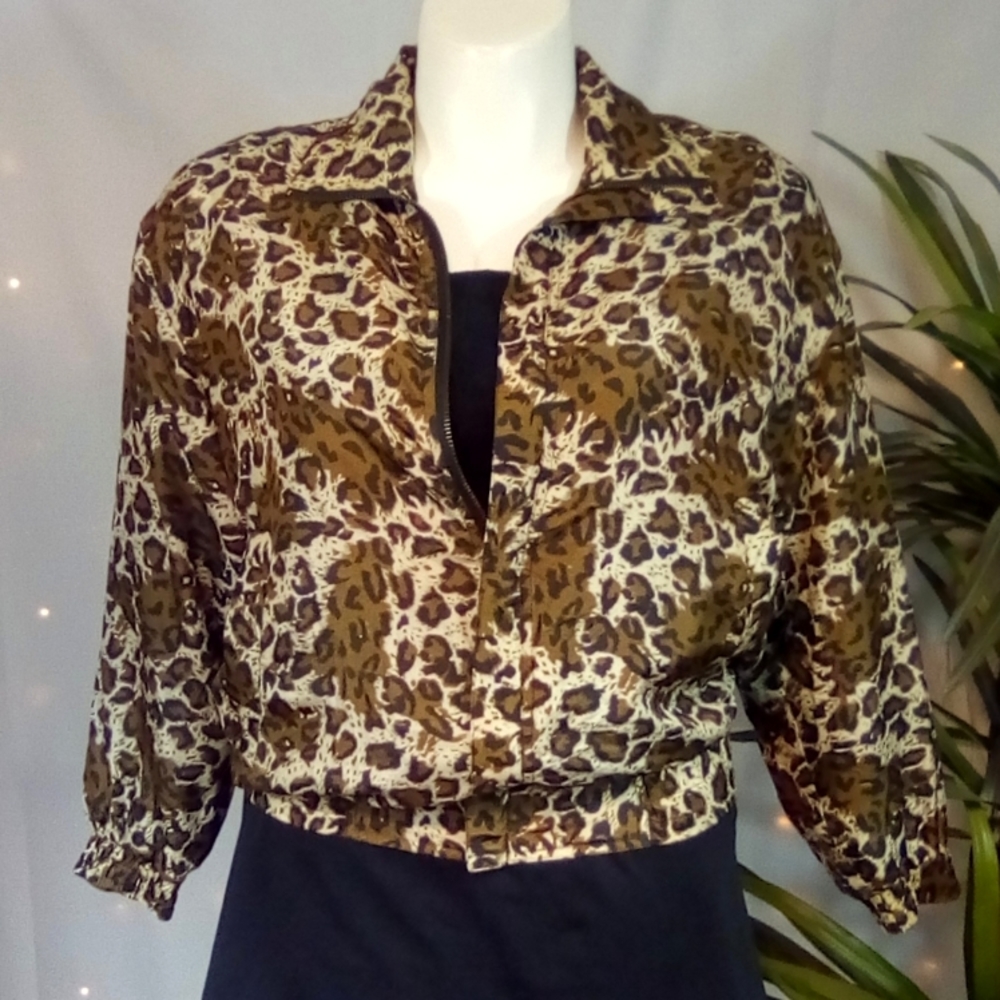 Coaco Vintage Bomber Jacket Size M